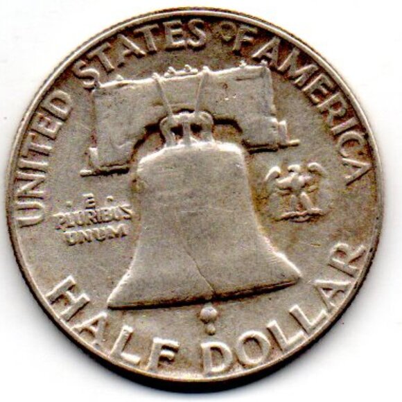 1956 P Franklin Half Dollar - Excellent condition - Estate Find - Picture 2 of 2